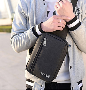 Combo Balo Thời Trang Hàn Quốc PRAZA - BL167 (Xanh Lá phối Đen) Và Túi Đeo Chéo PRAZA - DC095 (Đen)