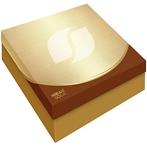 Giftset Nescafe gold + ly thủy tinh