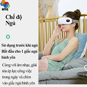 Máy massage mắt XGEEK E8 5 chế độ trong 1, tích hợp nghe nhạc bluetooth cùng điều khiển áp suất nén và nhiệt độ 2 cấp độ tiện lợi, hàng chính hãng