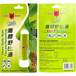 Ống hít thông mũi con ó Eagle Inhaler (1.1g) - Hàng chính hãng