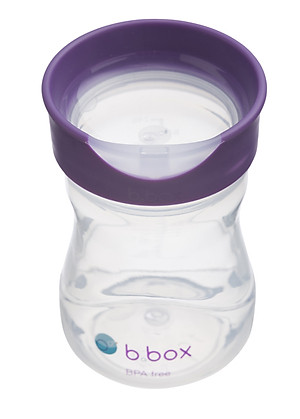 b.box Cốc nhỏ cho bé tập uống nước 240ml - Tím