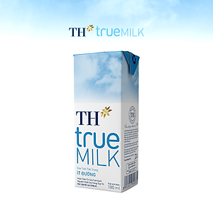 Thùng 48 hộp sữa tươi tiệt trùng TH true MILK ít đường 180 ml (180 ml x 48)