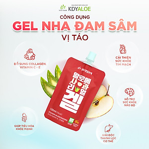 GEL NHA ĐAM SÂM TÁO HỮU CƠ GÓI 100ml KHỎE TIÊU HÓA