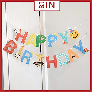 Dây cờ trang trí / Dây cờ treo Sinh nhật – Happy birthday dùng để trang trí nhiều mẫu
