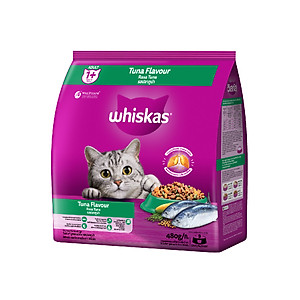 Thức Ăn Cho Mèo Whiskas Adult 1+ YearsVị Cá Ngừ 480g/Túi