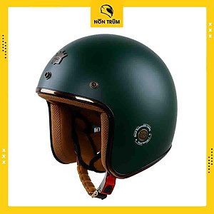 Nón bảo hiểm 3/4 ROYAL M20C xanh lính nhám