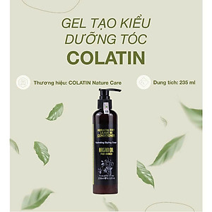 Gel Giữ Nếp Tóc COLATIN Keratin PPT Argan Dưỡng Tóc Tạo Kiểu, Không Bết 235ml