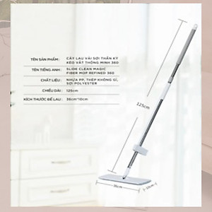 Cây lau nhà tự vắt thông minh sợi microfiber