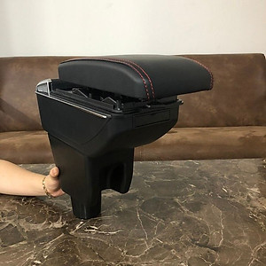 Hộp tỳ tay ô tô, xe hơi dùng cho xe Chevrolet Spark cao cấp tích hợp 7 cổng USB DUSB-SPNK , Kích thước đường kính đế ốp vào: 6.6cm, sản phẩm được làm từ Chất liệu: Nhựa ABS và da PU cao cấp