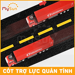 Xe container đồ chơi mô hình xe bồn đầu kéo công ten nơ chở xăng ô tô kim loại cho bé MySun
