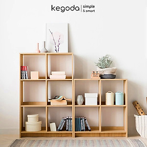 Kệ Sách Gỗ 3 Tầng Đơn Giản Thương Hiệu KEGODA KGD23
