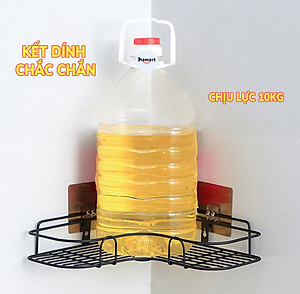 Miếng Dán Thay Thế Kệ Góc Tường Inox 14x6CM Dự Phòng Kệ Tam Giác Tròn Móc Treo Đồ Nặng Siêu Dính