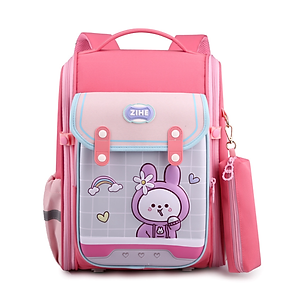 Balo học sinh cấp 1 và 2 siêu nhẹ chống gù chống nước cao cấp phong cách nhật bản