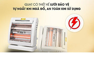 Đèn Sưởi Điện Halogen FUJIKA FJ-SNV1 - Hàng Chính Hãng