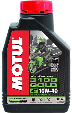 Dầu nhớt xe máy MOTUL 3100 GOLD 4T 10W40