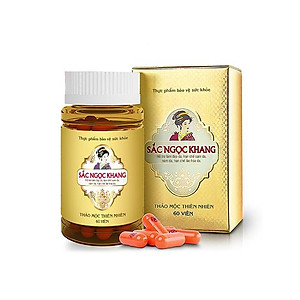 Viên uống Sắc Ngọc Khang Vi Tảo Lục Hộp 60 Viên giúp làm đẹp da, cân bằng nội tiết tố, hỗ trợ làm giảm nám, tàn nhang