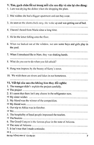 Sách Bài Tập Tiếng Anh Lớp 9 ( Có Đáp Án )