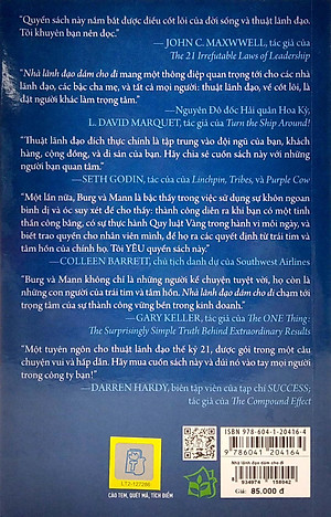 Sách Nhà Lãnh Đạo Dám Cho Đi