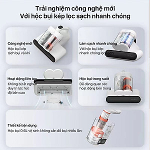 Máy hút bụi nệm giường DEERMA CM980 cao cấp lực hút 13000Pa - Hàng nhập khẩu