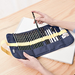 Bộ 27 Dụng Cụ Vẽ Phác Thảo Deli - 58125 Vẽ Mỹ Thuật