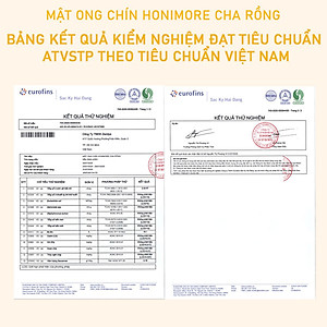 Mật ong rừng thượng hạng miền biển - 100% mật ong chín Cha Rồng Honimore 110g