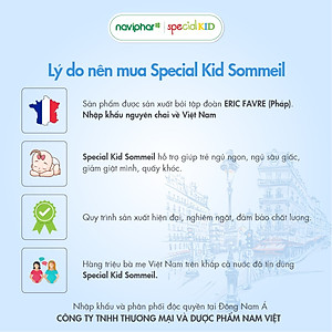 TPBVSK Special Kid Sommeil – Giúp ngủ ngon giấc, ngủ sâu giấc (125ml) [Siro – Nhập khẩu Pháp]