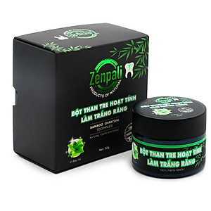 Bột Than Hoạt Tính Làm Trắng Răng 20g - hương Bạc Hà