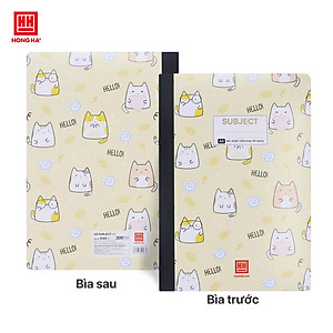 Sổ bìa bồi A4 200trang Hồng Hà Subject - 4586