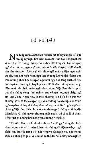 Sách Lược Khảo Văn Học II – Ngôn Ngữ Văn Chương Và Kịch