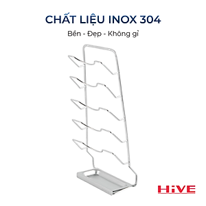 Kệ úp nắp vung treo tường HiVE inox 304