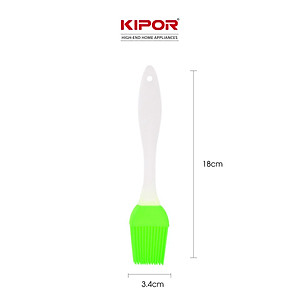 Chổi quét dầu silicon KIPOR KP-QD01 - Cọ quét bơ, ướp gia vị tiện lợi - Chịu nhiệt tốt 