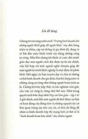DẠY CON LÀM GIÀU - TẬP 11: TRƯỜNG DẠY KINH DOANH CHO NHỮNG NGƯỜI THÍCH GIÚP ĐỠ NGƯỜI KHÁC (Bản in năm 2022)