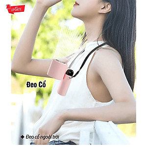 Quạt tích điện nén đá lạnh mini XM Youpin Losky LT-S3213 siêu mát pin khỏe, sử dụng cầm tay để bàn đeo cổ, kèm đế giữ điện thoại - Hàng nhập khẩu