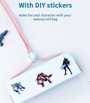 Túi chống nước waterproof cao cấp cho điện thoại 6.9 inch trở xuống chuẩn chống nước IPx8 hiệu WIWU Aqua không ảnh hưởng chất lượng ảnh chụp quay video - hàng nhập khẩu