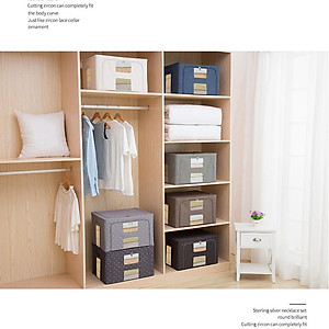 Hộp Vải Oxford Đựng Đồ Khung Thép Gấp Gọn