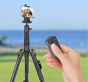 Tripod Yunteng VCT-180 - Chân Đế Máy Ảnh, Điện Thoại Cao Cấp, Gọn Nhẹ, Kèm Remote Điều Khiển Từ Xa - Hàng chính hãng
