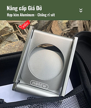 Máy pha cà phê mini HiBREW H4A cầm tay 3 trong 1 sử dụng mọi nơi, pha cafe espresso, cà phê viên nén, nóng và lạnh, hàng chính hãng