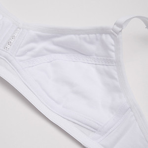 Combo 2 áo lót học sinh không mút phối ren iBasic VA107