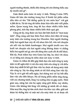 Sách Chiêu Bài Quản Lý Vàng Của Bill Gates