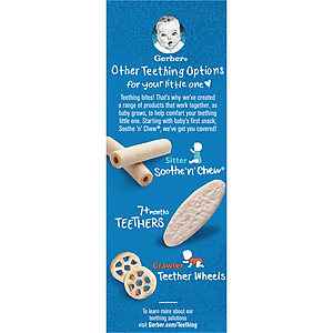 Bánh Gạo Gerber vị Dâu Táo Cải Bó Xôi 48g