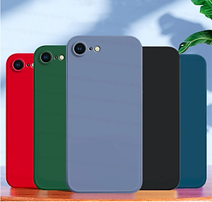 Ốp lưng silicon case cho iPhone 7/8/SE2/SE3 chống bám bẩn mặt lưng siêu mềm mịn, có gờ bảo vệ camera - hàng nhập khẩu