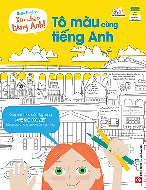 Sách Hello English! - Xin Chào Tiếng Anh! - Tô Màu Cùng Tiếng Anh