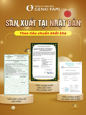 Viên Uống Phòng Ngừa Đột Quỵ, Bổ Não Nattokinase 3000FU Natto Ichou Genki Fami Nhật Bản