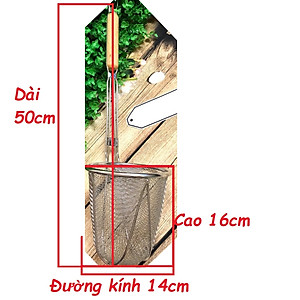 VỢT TRỤNG HỦ TIỂU MÌ BÚN PHỞ - INOX Cán GỖ dài 50cm - CHUẨN SIÊU PHẨM. Đa Năng dùng làm Vợt lưới Lược, lọc rây, rổ có tay cầm cán gỗ. Phù hợp Nhà Hàng, Quán ăn