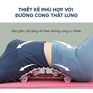 Khung nắn chỉnh cột sống lưng Ema loại cao cấp chịu tải 100kg - Giúp giảm đau mỏi, thư giãn cột sống vùng thắt lưng