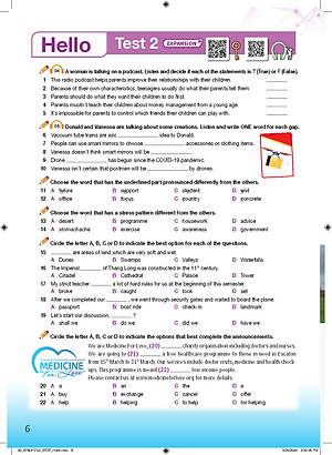 Bài tập Bổ trợ Tiếng Anh 12 Bright