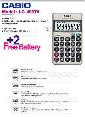 Máy tính Casio LC-403 (Casio LC 403)