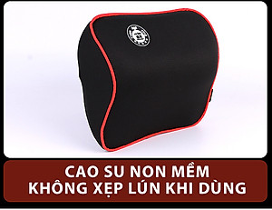 Gối Tựa Đầu Ô Tô Cao Su Non Cao Cấp 