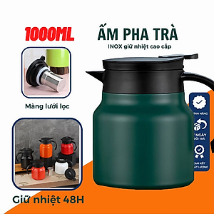 Bình pha trà, cà phê KG85S giữ nhiệt rất tốt có lõi lọc inox 316 cao cấp 1000ml - Hàng chính hãng