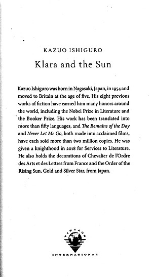 Klara And The Sun